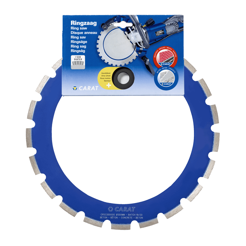 CARAT RINGSAVSKLINGE Ø330MM BETON