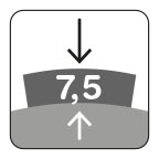 Segment height 7,5 mm