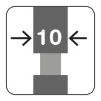 Segment width 10mm